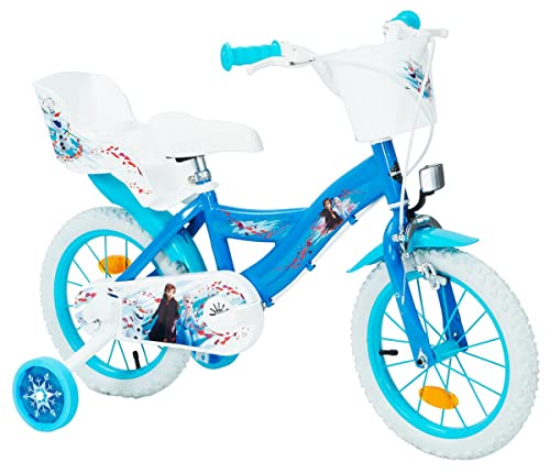 16 Zoll Kinder Mädchen Fahrrad Kinderfahrrad Mädchenfahrrad Mädchenrad Rad Disney Frozen die Eiskönigin ELSA Toimsa 21871W von T&Y Trade