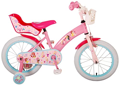 16 Zoll Kinder Mädchen Fahrrad Mädchenfahrrad Kinderfahrrad Mädchenrad Rad Bike Disney Princess Prinzessin Volare 21609-CH von T&Y Trade