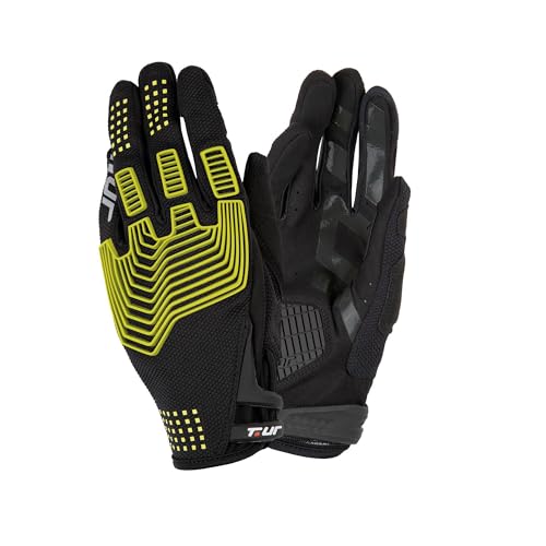 T.UR Handschuhe G-Three Black/Yellow Fluo S von T.UR