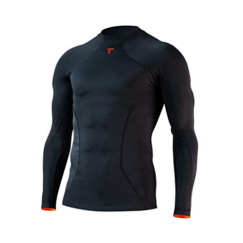 T1TAN Anti Abrasion Shirt 2.0 - Unterhemd für Muskelstimulation und minimiertem Abrieb für Torwart, Fußball, Basketball, Handball | XL von T1TAN