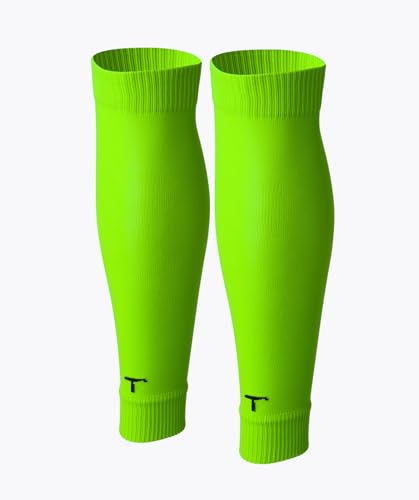 T1TAN Fußball Tube Stutzen - Herren, Damen und Kinder - Farbe hellgrün - Größe 35-38 von T1TAN
