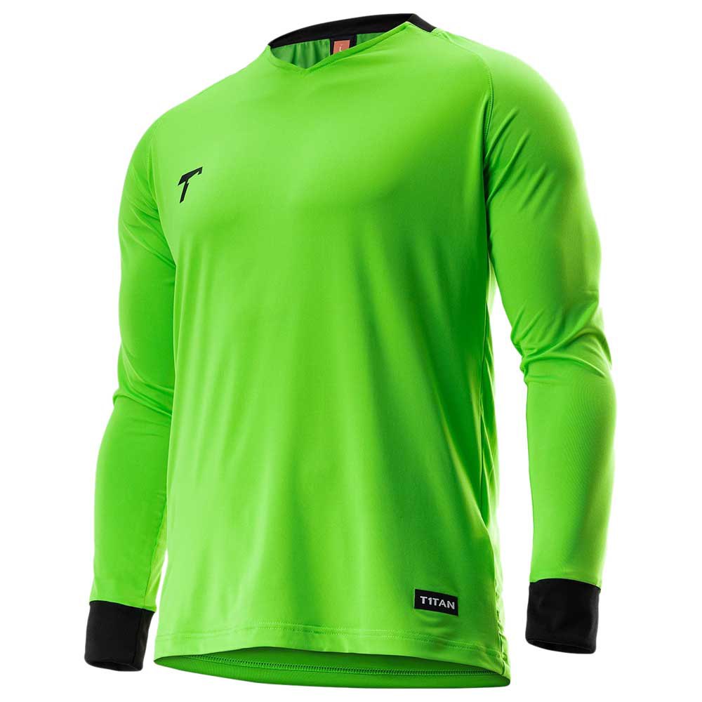 T1tan Goalkeeper Long Sleeve T-shirt Grün 2XS Mann von T1tan