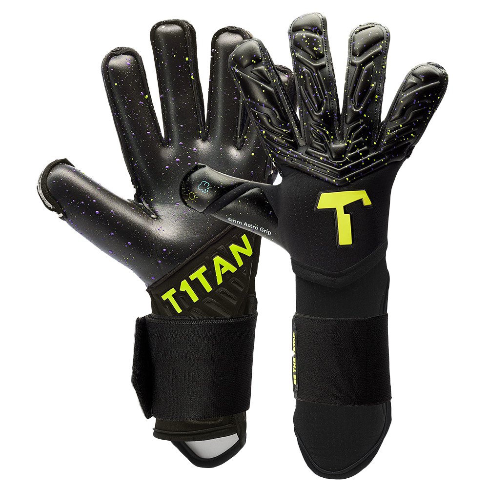 T1tan Alien Galaxy 2.0 Adult Goalkeeper Gloves With Finger Protection Schwarz 10 von T1tan
