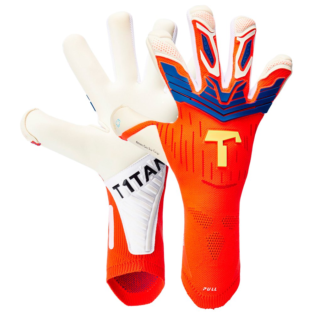 T1tan Alien Gravity Red 2.0 Goalkeeper Gloves Orange 10 von T1tan