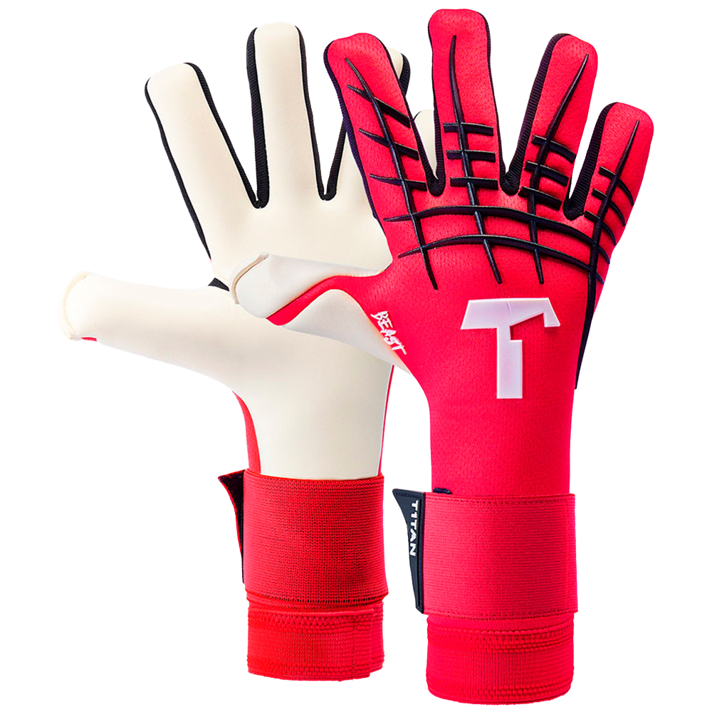 T1tan Red Beast 3.0 Goalkeeper Gloves Rot 10 von T1tan