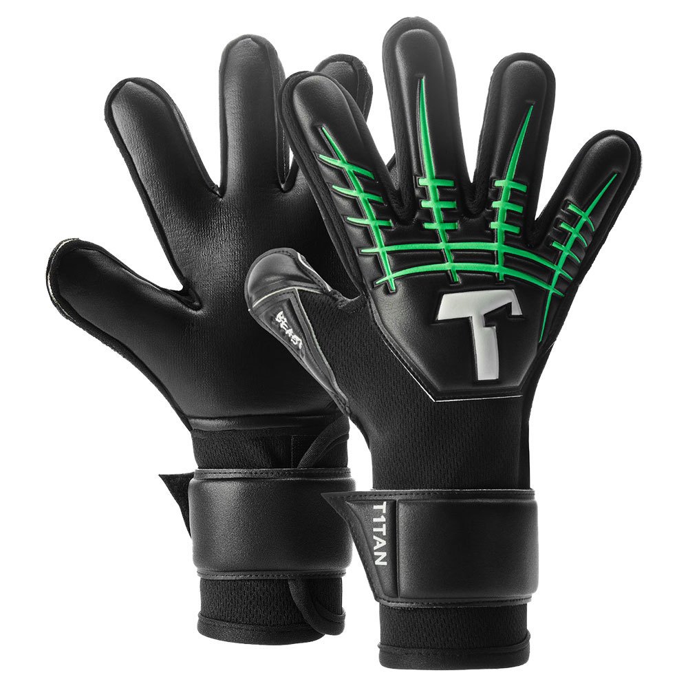 T1tan Beast 3.0 Junior Goalkeeper Gloves With Finger Protection Grün,Schwarz 4 von T1tan