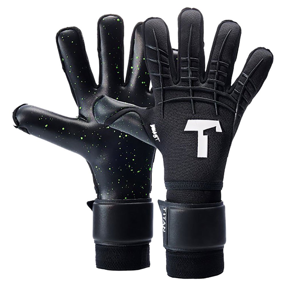 T1tan Black Beast 3.0 With Finger Protection Goalkeeper Gloves Schwarz 10 von T1tan