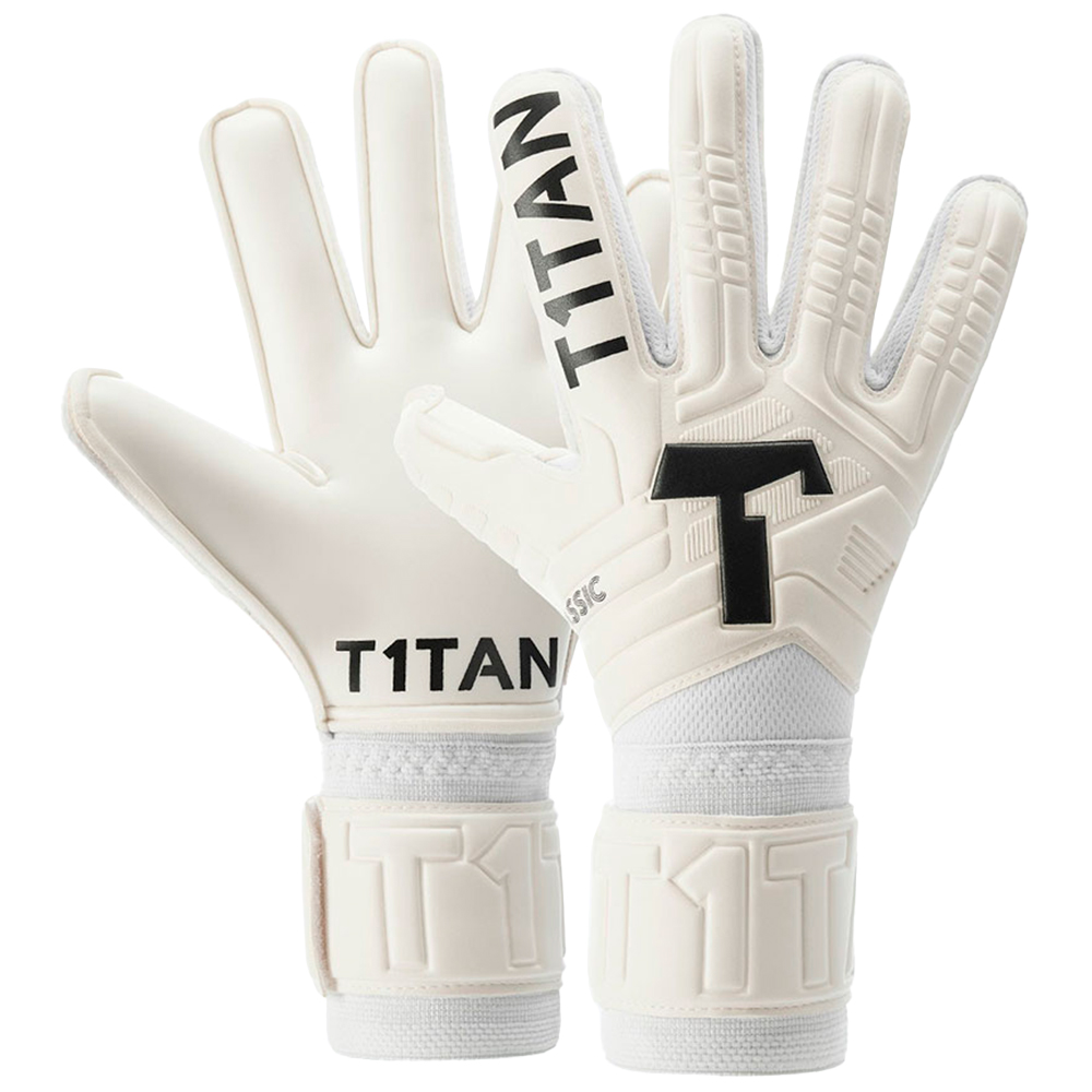 T1tan Classic 1.0 Adult Goalkeeper Gloves With Finger Protection Weiß 8 von T1tan