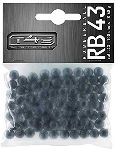 T4E Home Defense Rubberballs cal43 100Stück schwarz von Umarex