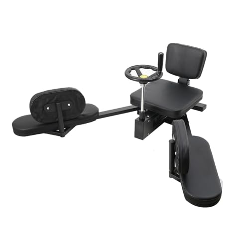 TABODD Beinspreizer Spagattrainer Spagat Trainer, 100kg Tragfähigkeit Mechanischer Beinpresse Fitnessgeräte Beinstretcher mit Drehkurbel 180° Streckwinkel Geeignet für Yoga-, Fitness, Tanzbegeisterte von TABODD