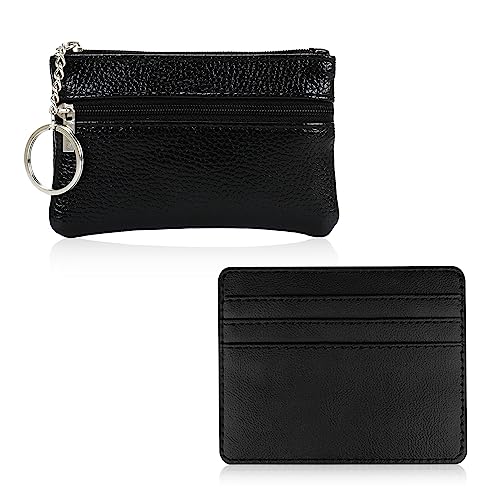 1-teilige Mini-Geldbörse mit 1-teiligem Kartenhalter, Handreißverschlusstasche, PU-Reißverschlusstasche mit großem Fassungsvermögen, multifunktionale Aufbewahrungstasche von TAFACE