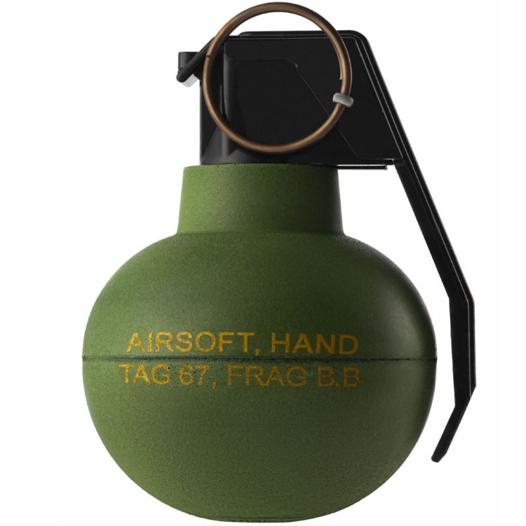 Taginn TAG-67 Paintball / Airsoft Splittergranate mit Kipphebel (USA)
