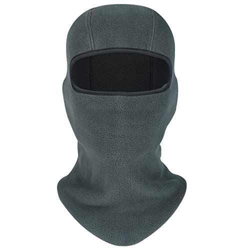 TAGVO Winter Warm Sturmhaube, Dick Vlies Gesichtsmaske Nackenwärmer, Motorrad/Radfahren/Fahrrad/Ski Maske Fit-Helm Hut, Winddicht Elastisch Gesichtsbedeckung - Universelle Größe für Damen & Herren von TAGVO