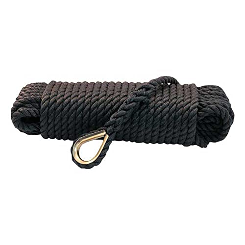 Superlene Ankerleine 12mm 30m schwarz von Talamex