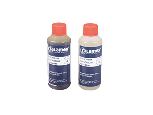 TALAMEX PU-Schaum 2 Komponenten, Wasserdichter Hartschaum, ca. 3 Liter von TALAMEX
