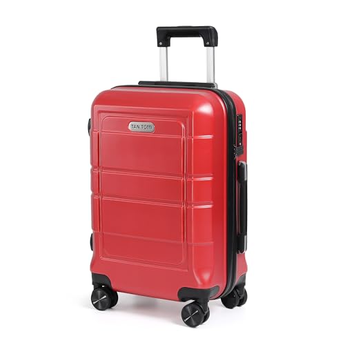 TAN.TOMI Koffer Handgepäck, Hartschalenkoffer Trolley Handgepäck Suitcase, Reisekoffer mit Rollen, Koffer mit TSA Schloss, Zahlenschloss Teleskopgriff, Handgepäck Koffer für Reisen Geschäft von TAN.TOMI