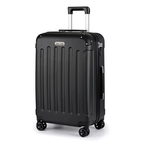 TAN.TOMI Koffer Hartschalenkoffer, Koffer Handgepäck Trolley Koffer Handgepäck, Reisekoffer mit Rollen, Koffer mit TSA Schloss, Zahlenschloss Teleskopgriff, Suitcase für Reisen Geschäft von TAN.TOMI