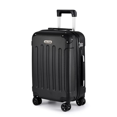 TAN.TOMI Koffer Hartschalenkoffer, Koffer Handgepäck Trolley Koffer Handgepäck, Reisekoffer mit Rollen, Koffer mit TSA Schloss, Zahlenschloss Teleskopgriff, Suitcase für Reisen Geschäft von TAN.TOMI