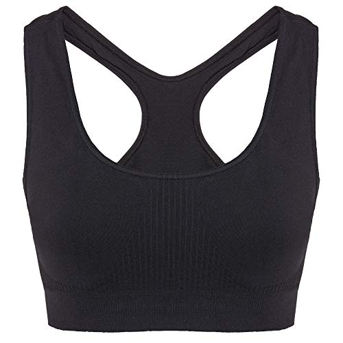 TAO. Einfach Laufen. Nahtloses Damen Funktionsbustier | Nachhaltig & fair Bustier Black 36 von TAO Sportswear