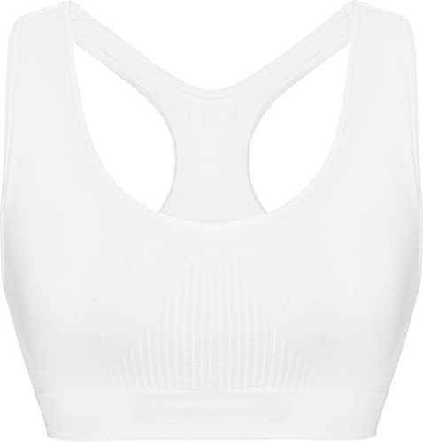 TAO. Einfach Laufen. Nahtloses Damen Funktionsbustier | Nachhaltig & fair Bustier White 38 von TAO Sportswear