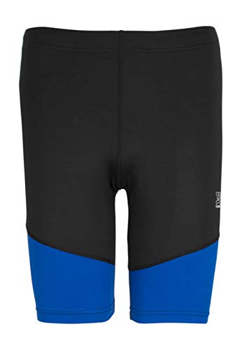TAO Sportswear Herren Lauftights Pulse Running, Black/Cobalt, 46 von TAO Sportswear