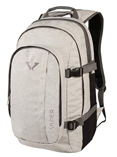 Target Backpack Viper Freestyler Drizzle 26367; Rucksack with Laptop Sleeve, Grey, 29 L von TARGET