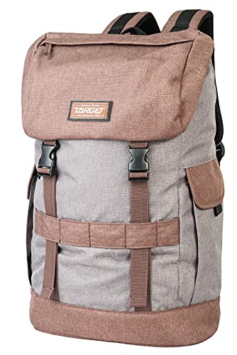 TARGET Phenomen Backpack, Braun/Grau, 50 x 35 x 15 cm von TARGET