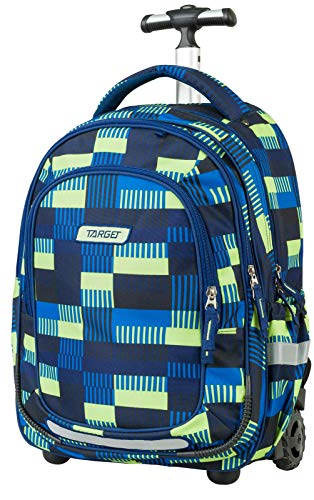 Target Unisex-Youth Rucksack auf Rädern-Trolley, blau/gelb, Einheitsgröße von TARGET
