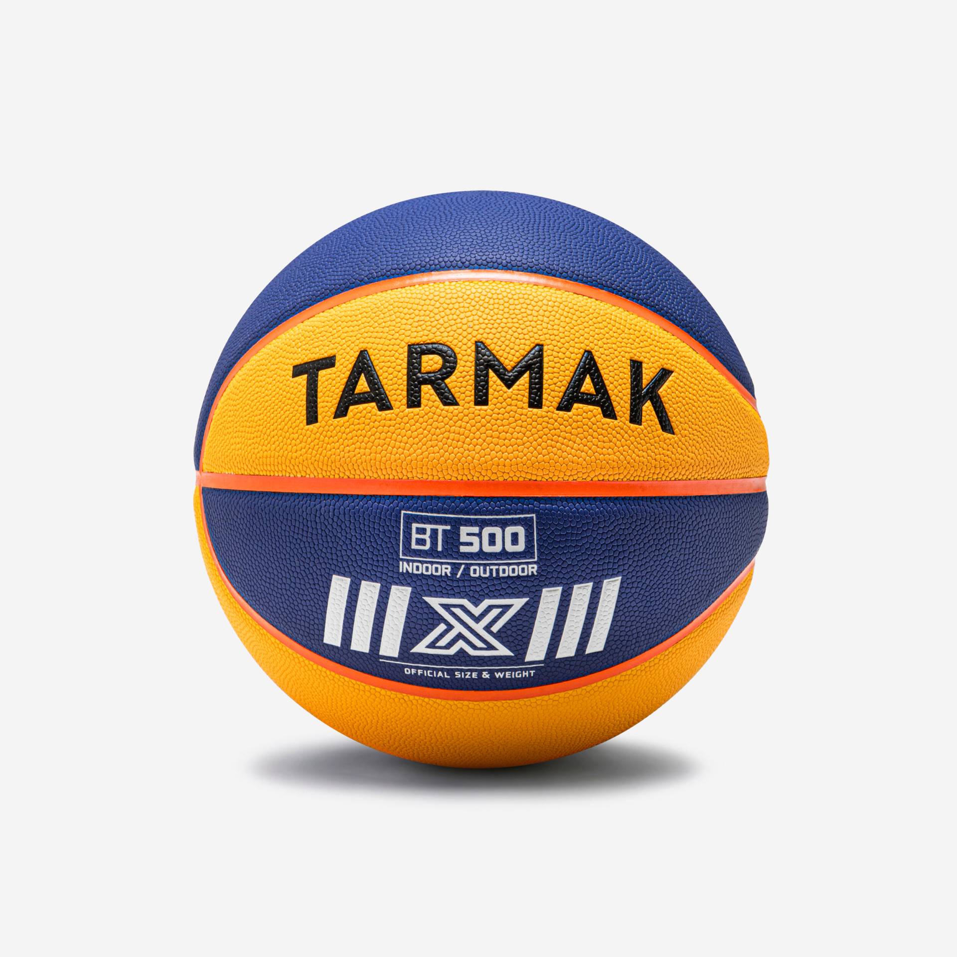 Basketball BT500 3×3 Grösse 6 blau/gelb von TARMAK