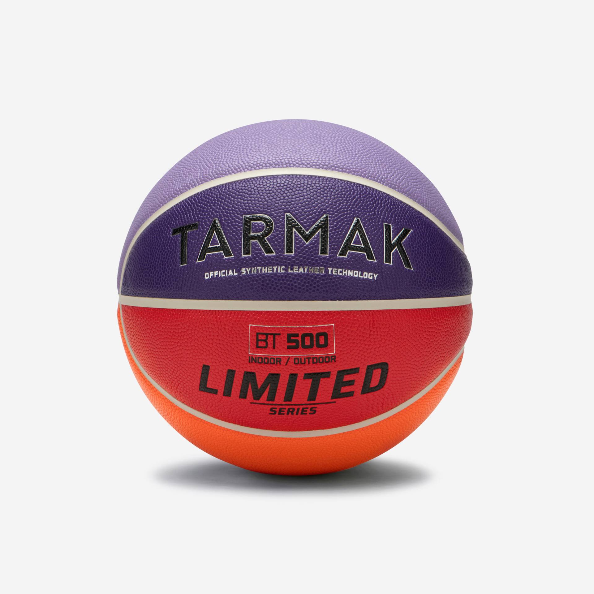 Basketball Grösse 6 - BT500 Touch mit FIBA Zulassung violett/rot von TARMAK