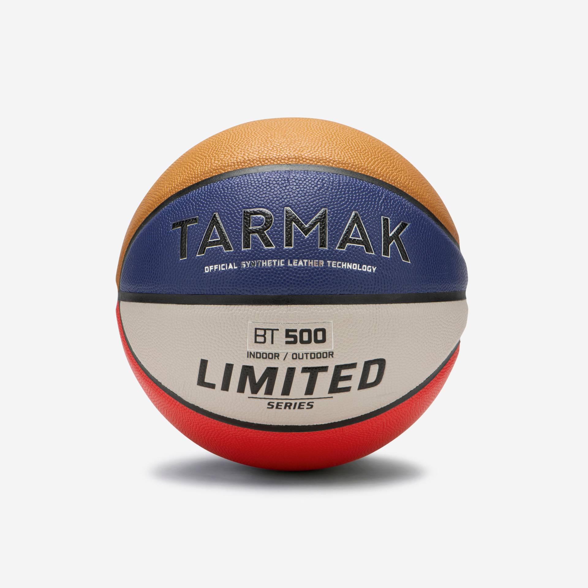 Basketball Grösse 7 FIBA-Zulassung - BT500 blau/rot von TARMAK