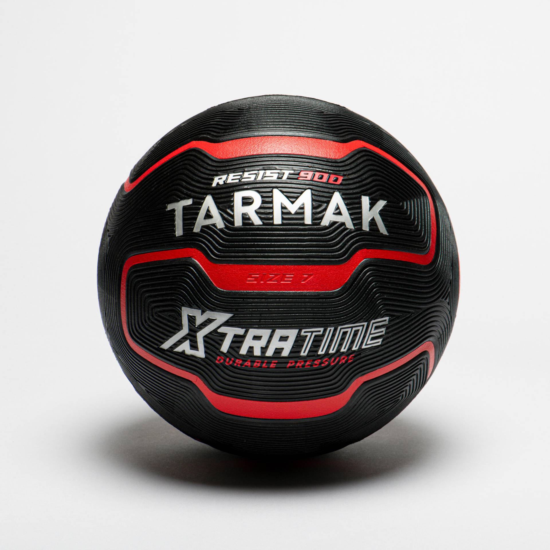 Basketball R900 Damen/Herren Gr. 7 rot/schwarz robust und supergriffig von TARMAK