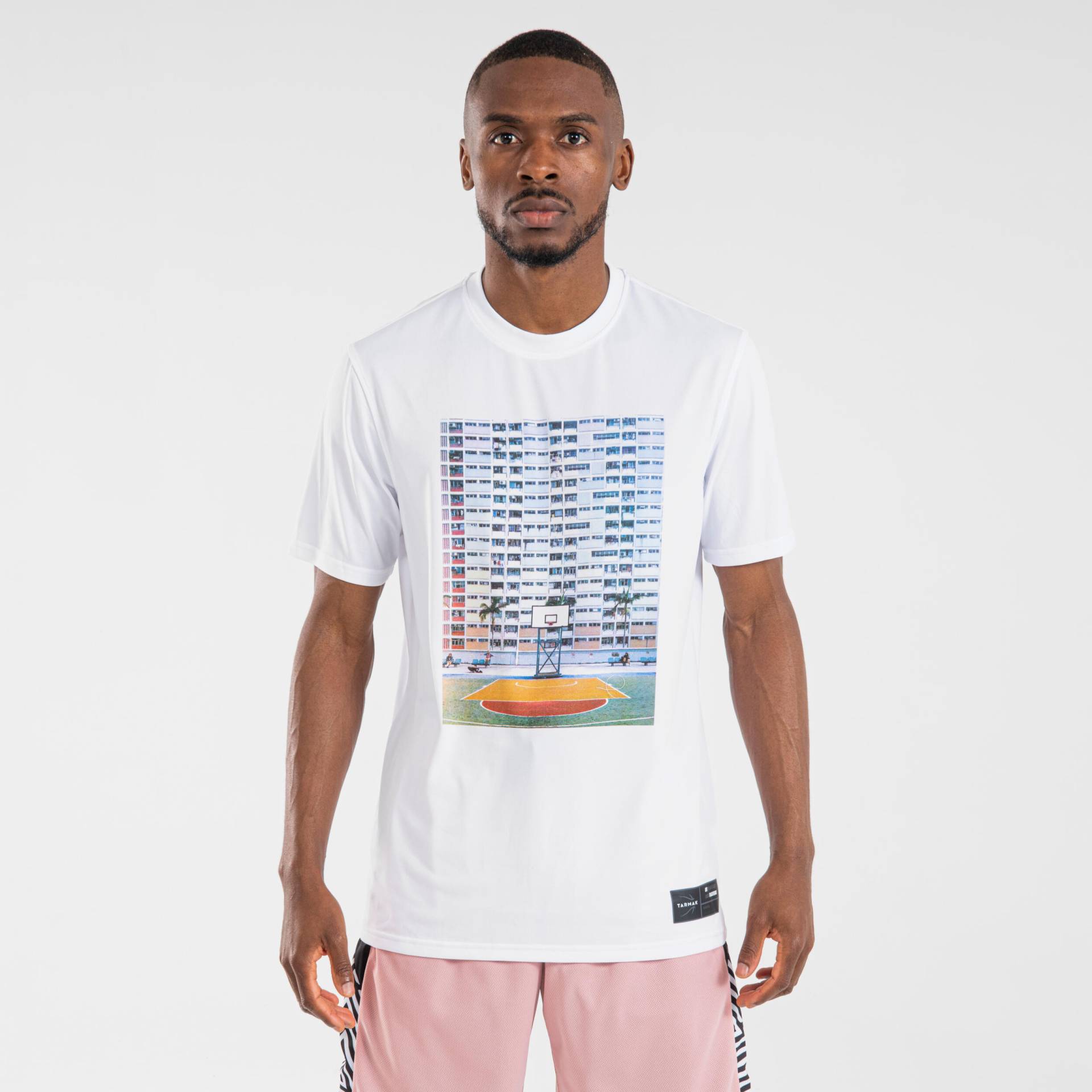 Herren Basketball T-Shirt - S500 Fast weiss von TARMAK