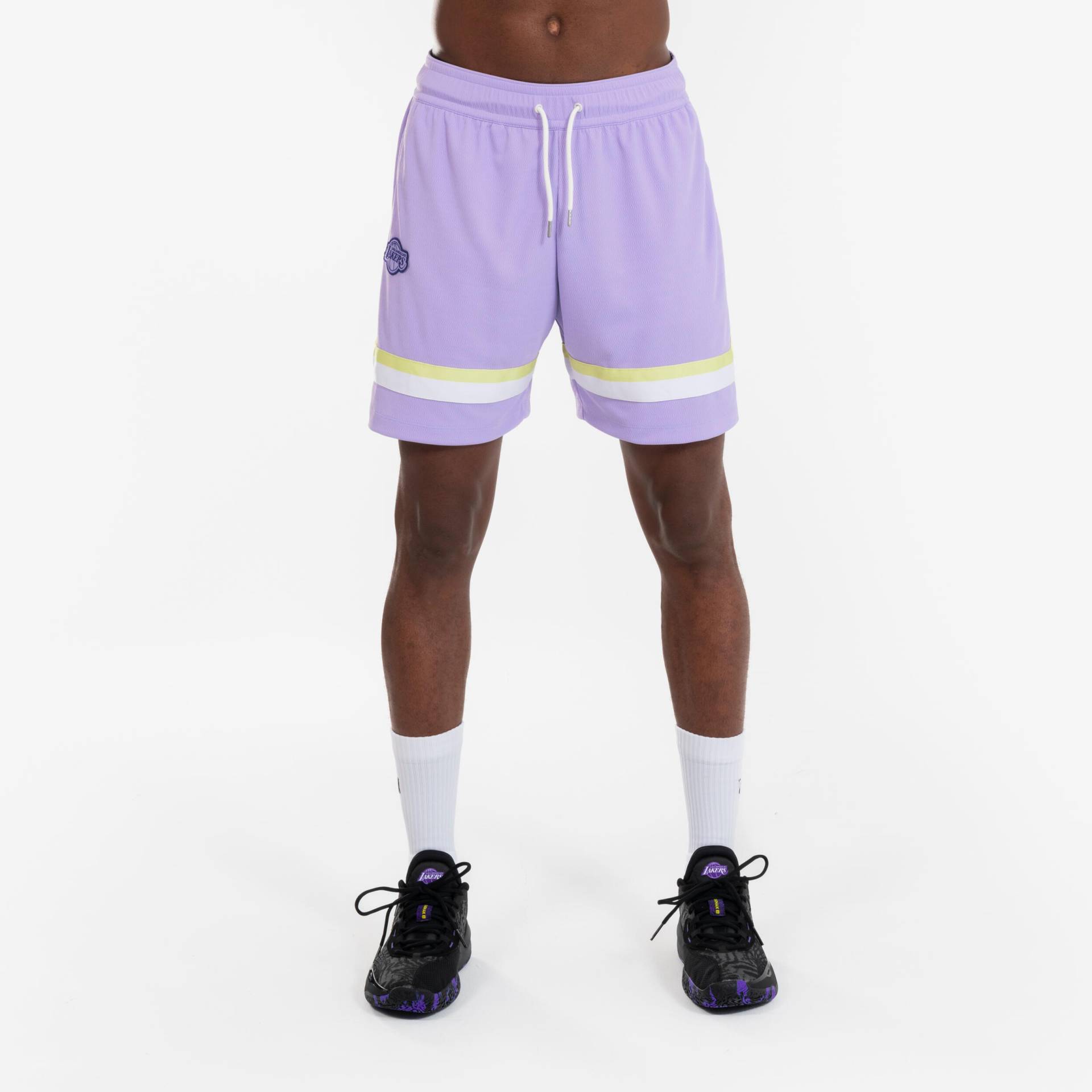 Damen/Herren Basketball Shorts NBA Lakers - SH 900 violett von TARMAK