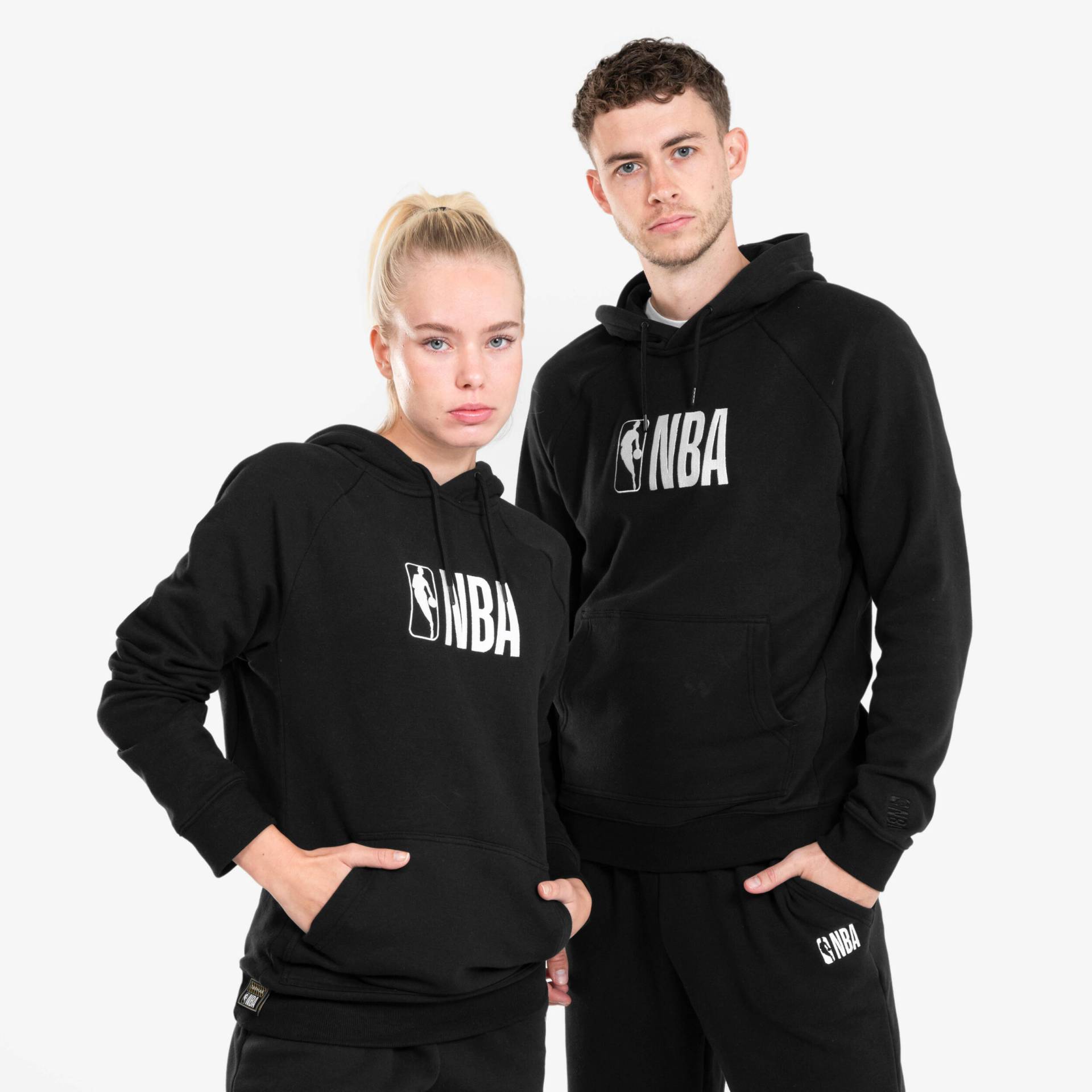 Damen/Herren Basketball Kapuzenpullover NBA - Hoodie 900 schwarz von TARMAK