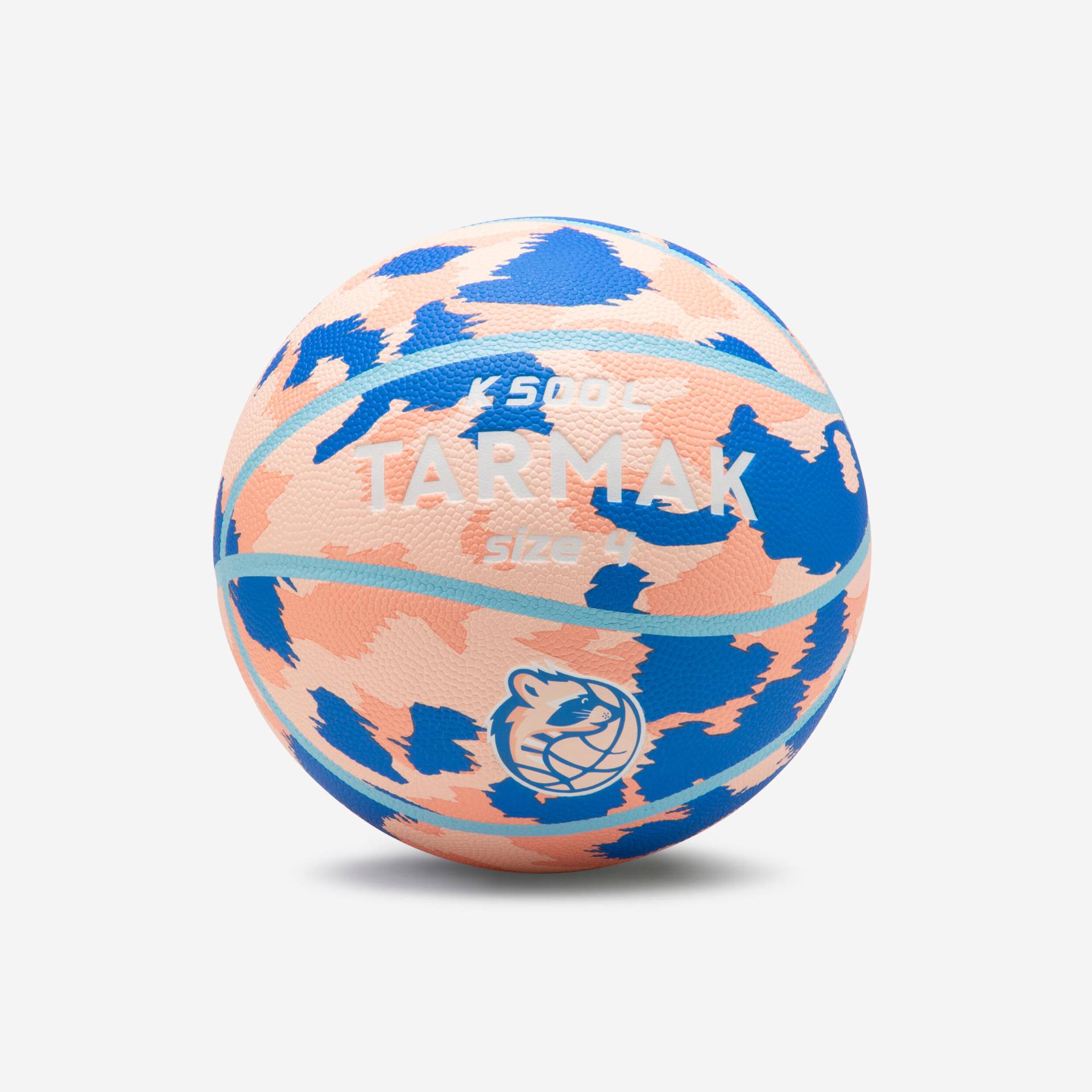 Kinder Basketball Größe 4 - K500 Light rosa/blau von TARMAK