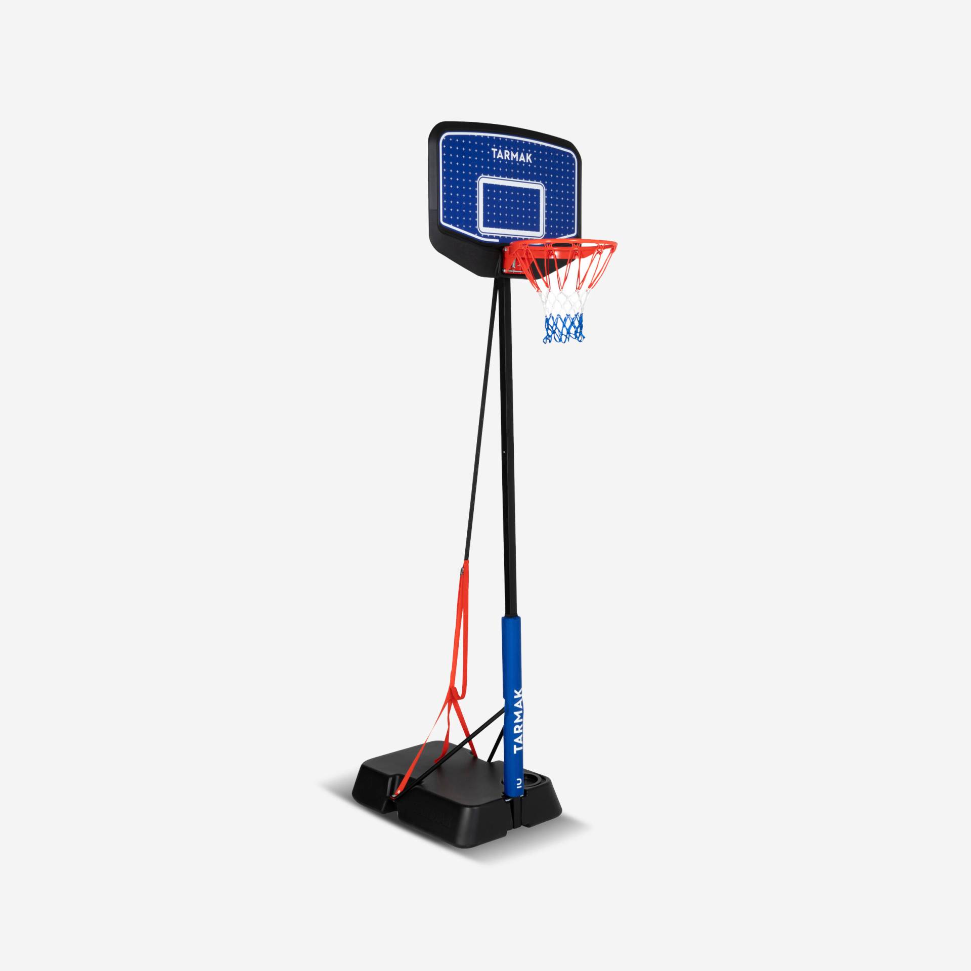 Kinder Basketballkorb Dunk verstellb. Standfuss 1,60–2,2m - K900 blau/schwarz von TARMAK