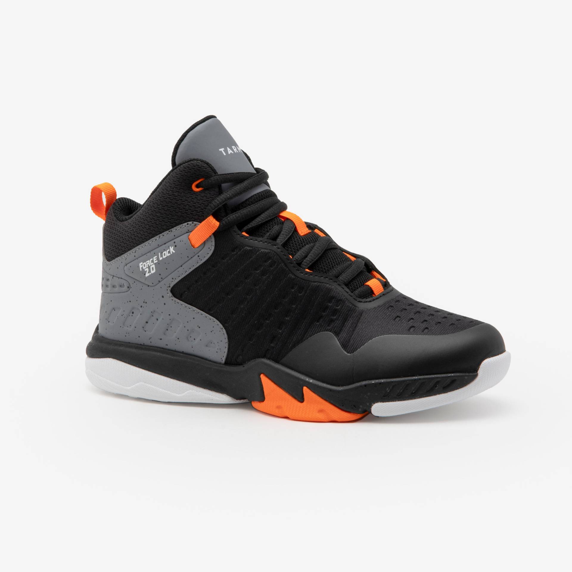 Kinder Basketball Schuhe hoch - SS500 schwarz/orange von TARMAK