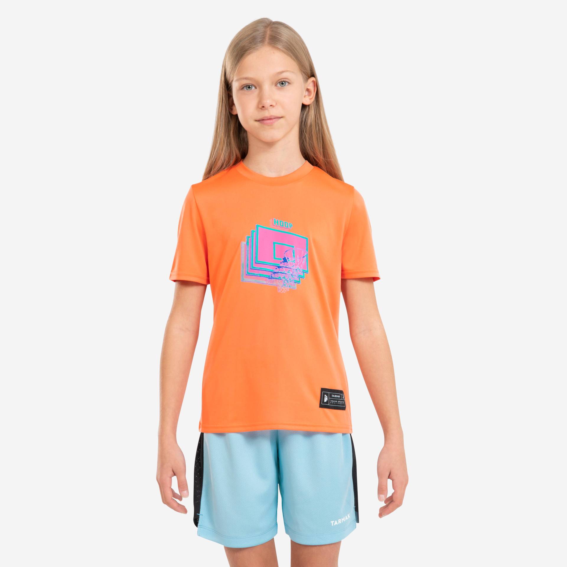 Kinder Basketballshirt/Trikot - TS500 Fast orange von TARMAK