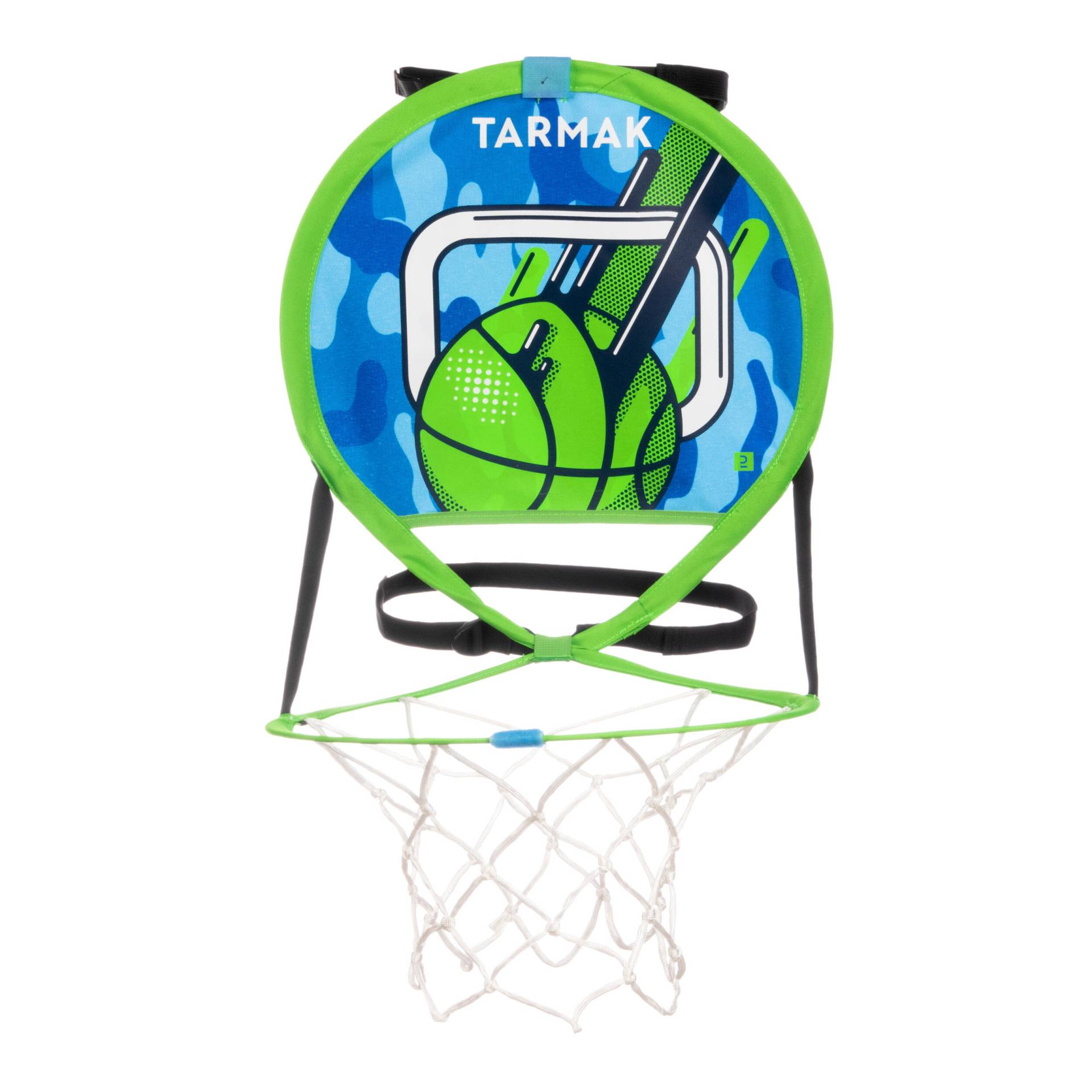 Basketballkorb mobil Hoop 100 Wandbefestigung grün/blau von TARMAK