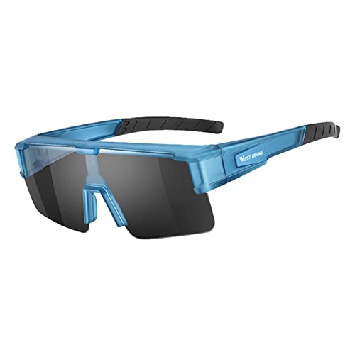 TAYSTE Fahrradbrille | Sonnenbrille Herren Polarisierter UV-Schutz,Männer und Frauen Wrap Around Sonnenbrillen Sportgeräte zum Radfahren, Skifahren, Fahren von TAYSTE