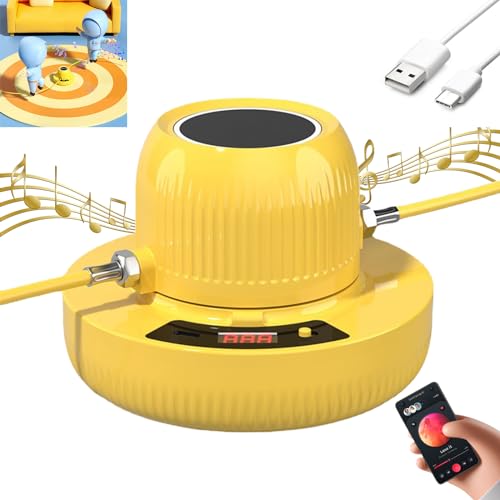 Intelligentes Springseil mit Bluetooth-Musik, 10-Gang, kluges Zählen - Ideal für Kinder und Erwachsene (Yellow) von TAZZOR