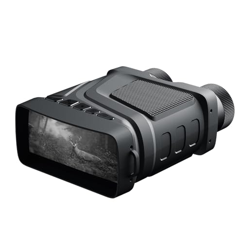 TAZZOR Nachtsichtgerät 1080P 3" 5X 800m 7-stufig 850nm - Digitales Fernglas für Jagd - Nachtsichtfernglas mit Kamera - Night Vision von TAZZOR
