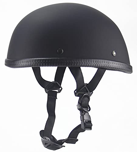 Motorrad-Helm Jethelme Retro Helm mit ECE/DOT Zulassung Roller Helm Moped Halbschale Brain-Cap Scooter-Helm Retro Half Helm für Cruiser Chopper 2,M=57-58CM von TBTBZXCV