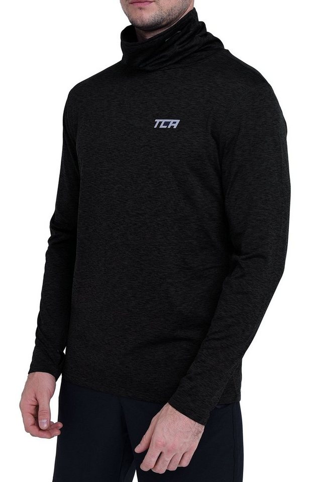 TCA Langarmshirt TCA Herren Thermo Laufshirt - Schwarz (1-tlg) von TCA