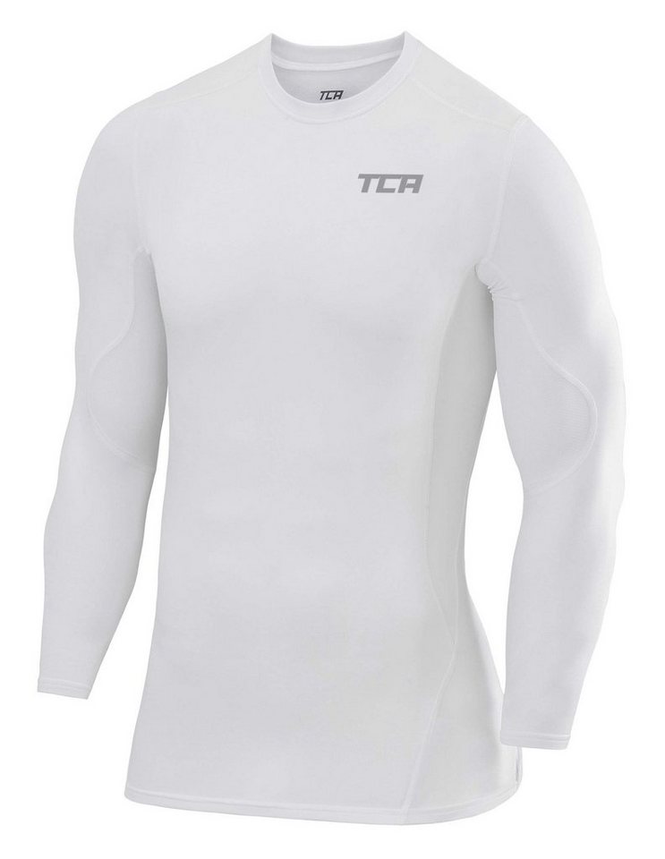 TCA Langarmshirt TCA SuperThermal Kompressionsshirt - Atmungsaktiv, Langarm, Weiß (1-tlg) von TCA