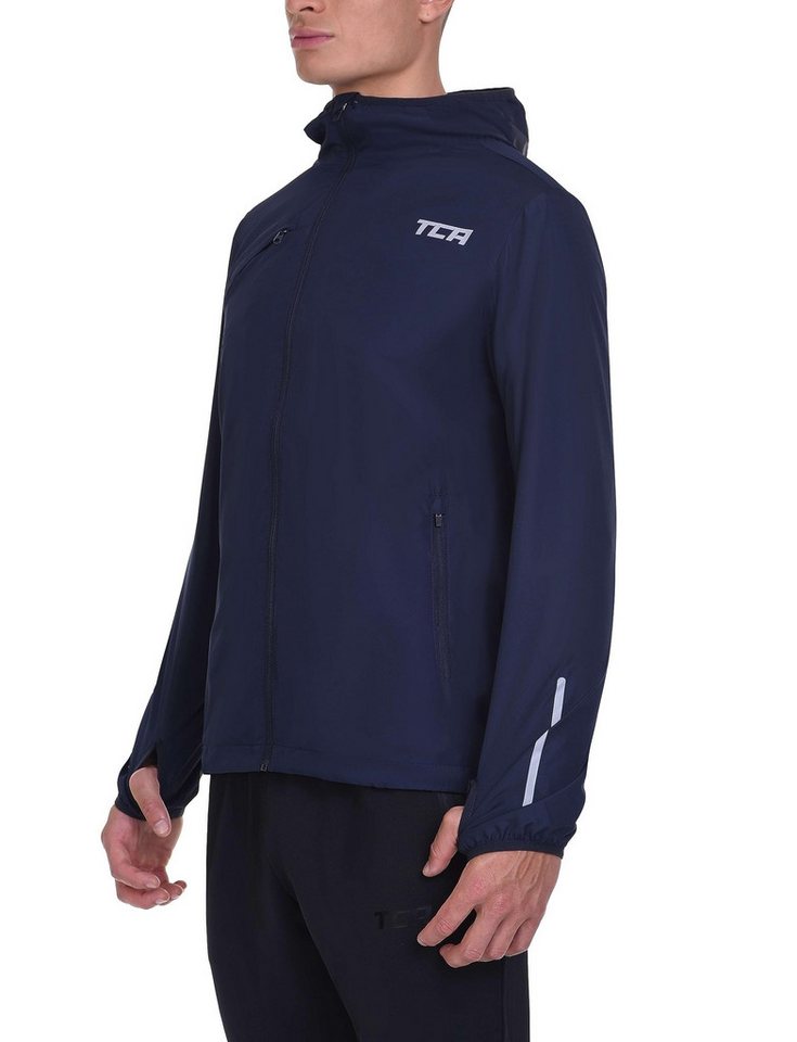 TCA Regenjacke TCA Herren Laufjacke, atmungsaktiv, reflektierend - Dunkelblau (1-St) von TCA