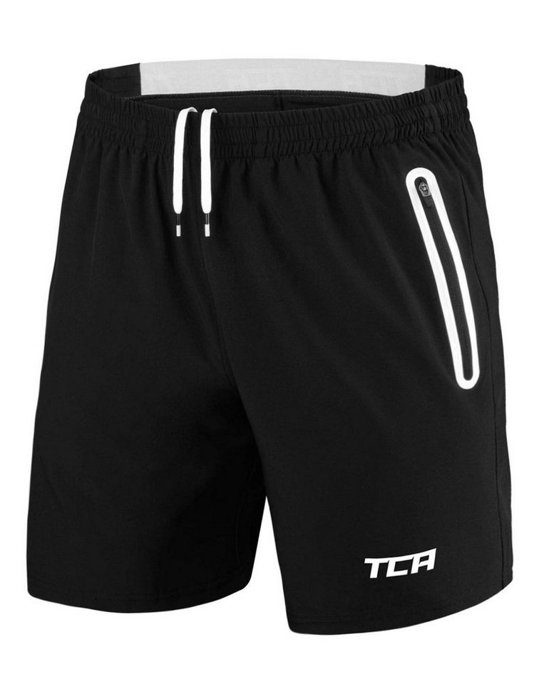 TCA Trainingsshorts TCA Herren Elite Tech Laufhose - Schwarz/Weiss, XS (1-tlg) von TCA