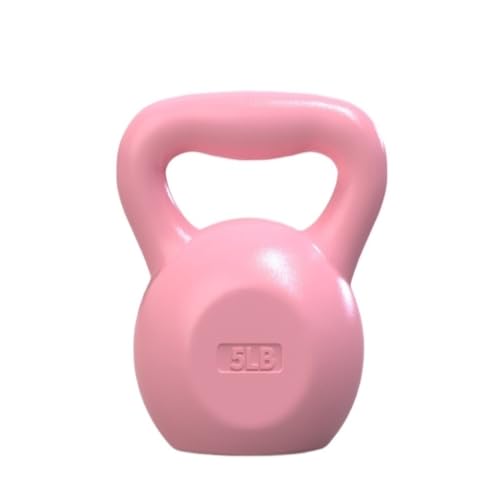 Dumbbells Huling Fitness Haushalt Herren Hantel Sport Fitnessgeräte Hebetopf Damen Po Lift Dip Moulding Hantelset (Color : Pink, Size : 5LB) von TCMYQS