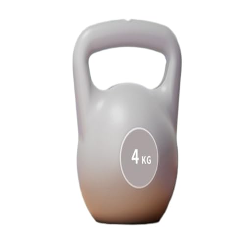Dumbbells Umweltfreundliche Kettlebell Fitness Home Einstellbares Gewicht Hantel Kettlebell-Basis Unterstützt Das Heben Des Wasserkochers Hantelset (Color : Gray, Size : 6kg) von TCMYQS
